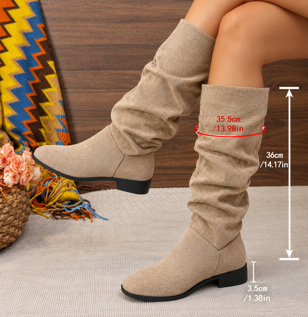 Botas Vaqueras Slouchy